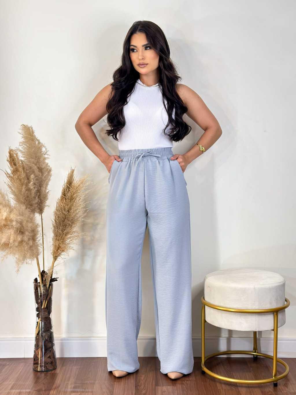 Calça Pantalona Feminina